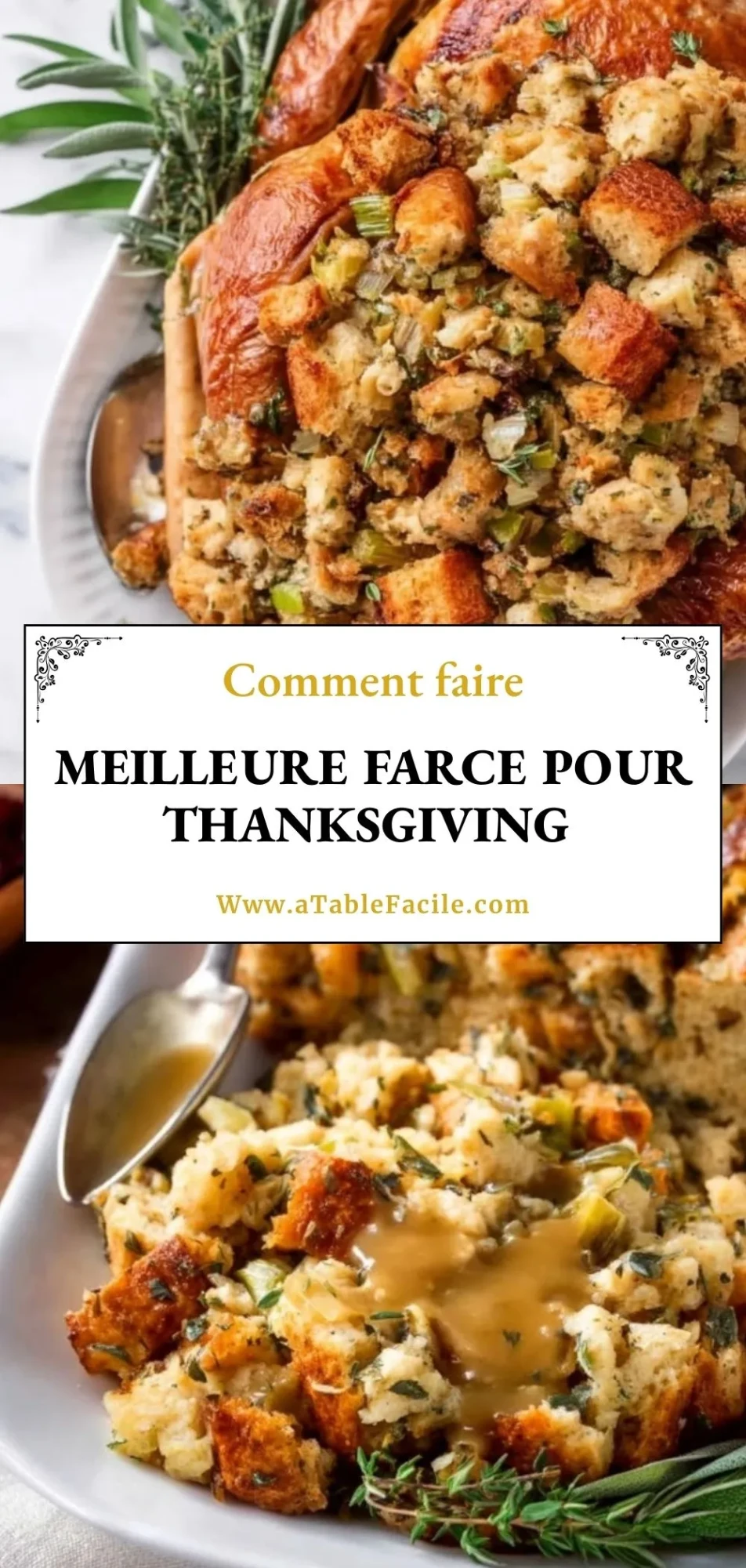 Meilleure farce pour Thanksgiving - Pin 1