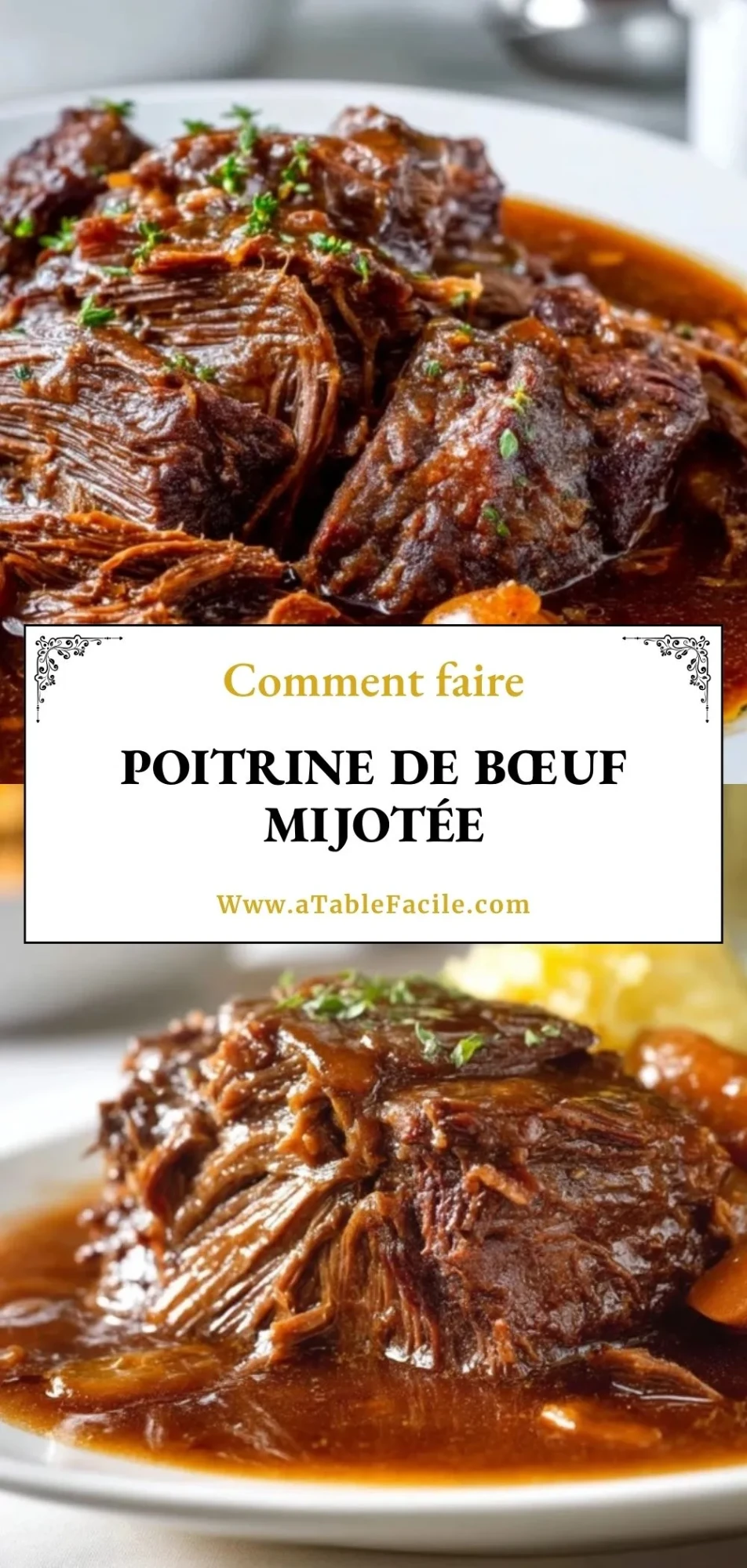 Poitrine de bœuf mijotée - Pin 1