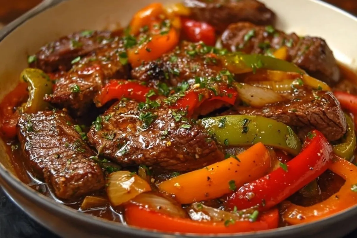Boeuf aux poivrons -1