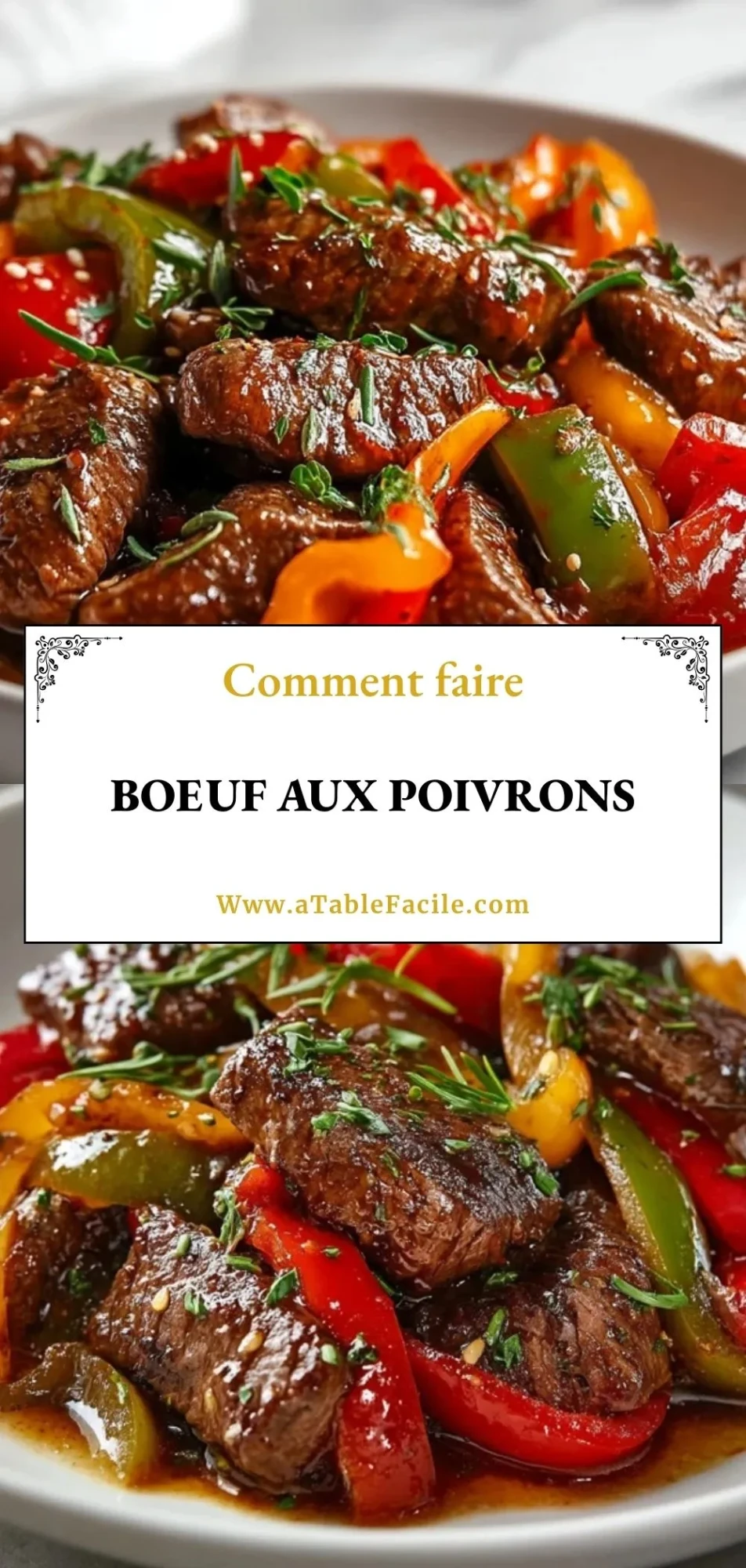Boeuf aux poivrons - Pin 1