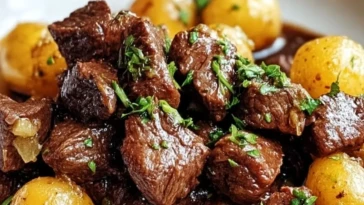 Boeuf Sauté À LAil Et Pommes De Terre - 1
