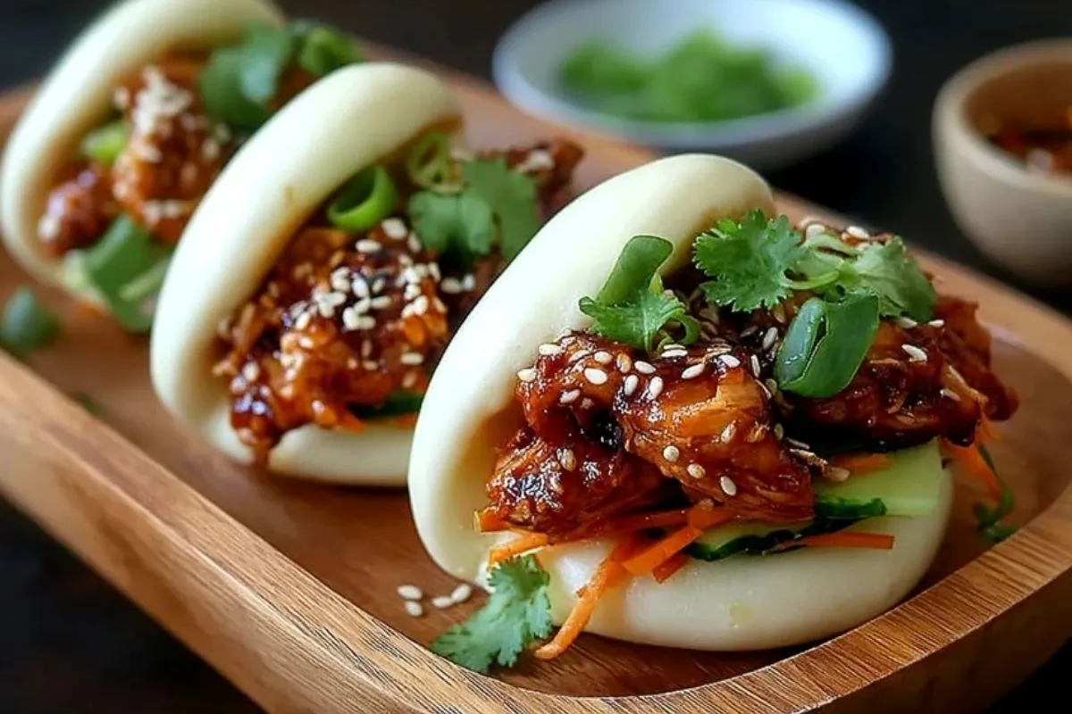 Buns Coréens Au Poulet - 1