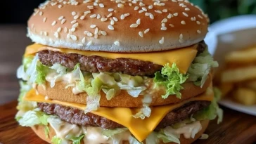 Burger Géant Style Big Mac - 1