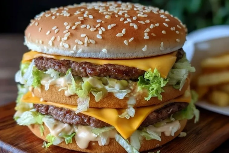 Burger Géant Style Big Mac - 1