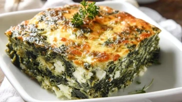 Casserole De Feta Et DÉpinards - 1