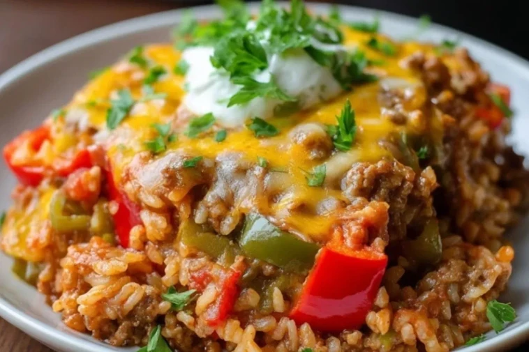 Casserole De Poivrons Farcis - 1