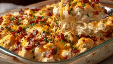 Casserole De Poulet Crémeuse Aux Bacon - 1