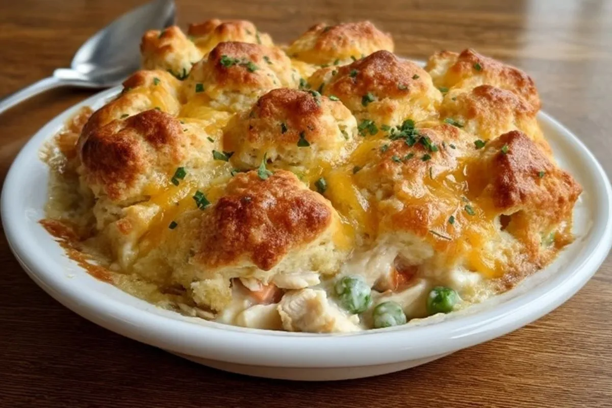 Casserole De Poulet Et Biscuits - 1