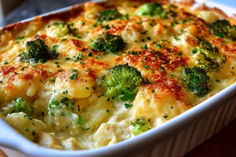 Casserole de poulet, pommes de terre et brocoli - 1 (1)