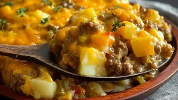 Casserole De Viande Au Fromage Et Pommes De Terre Congelées- 1