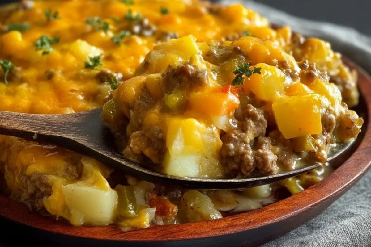 Casserole De Viande Au Fromage Et Pommes De Terre Congelées- 1