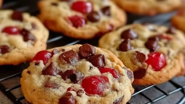 Cookies Aux Cerises Maraschino Et Pépites De Chocolat - 1