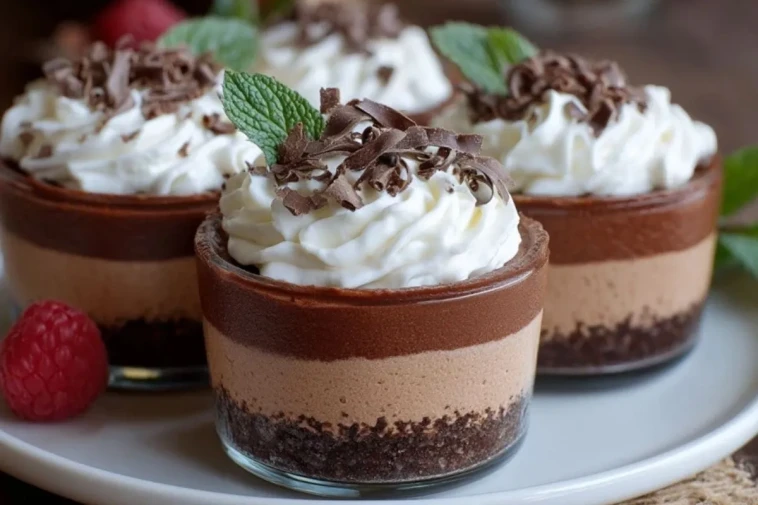 Coupes Mousse Au Chocolat Triple - 1