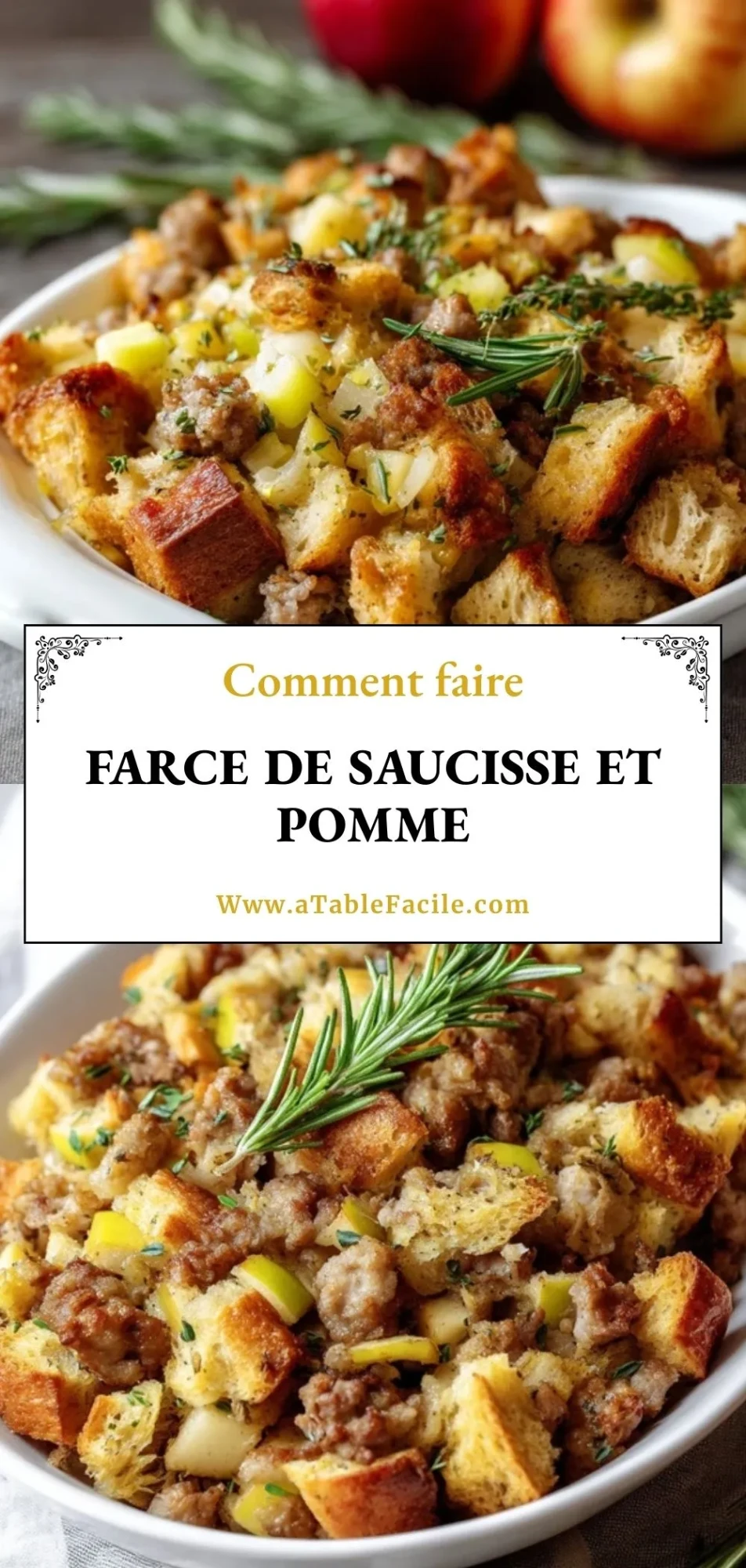 Farce De Saucisse Et Pomme - Pin 1