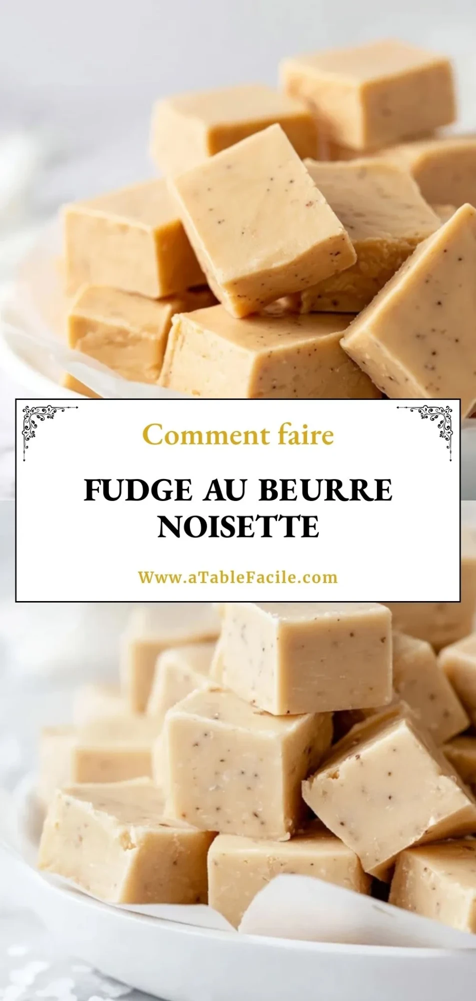 Fudge Au Beurre Noisette - Pin 1