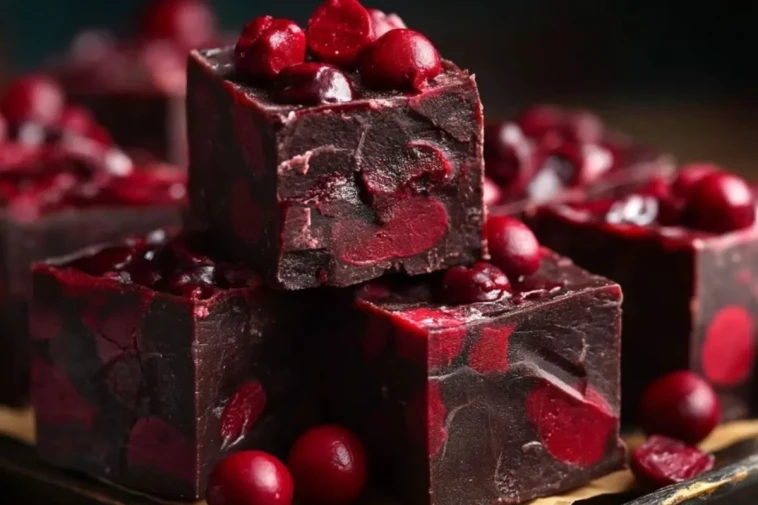 Fudge Au Chocolat Noir Et Cerises Sombres - 1