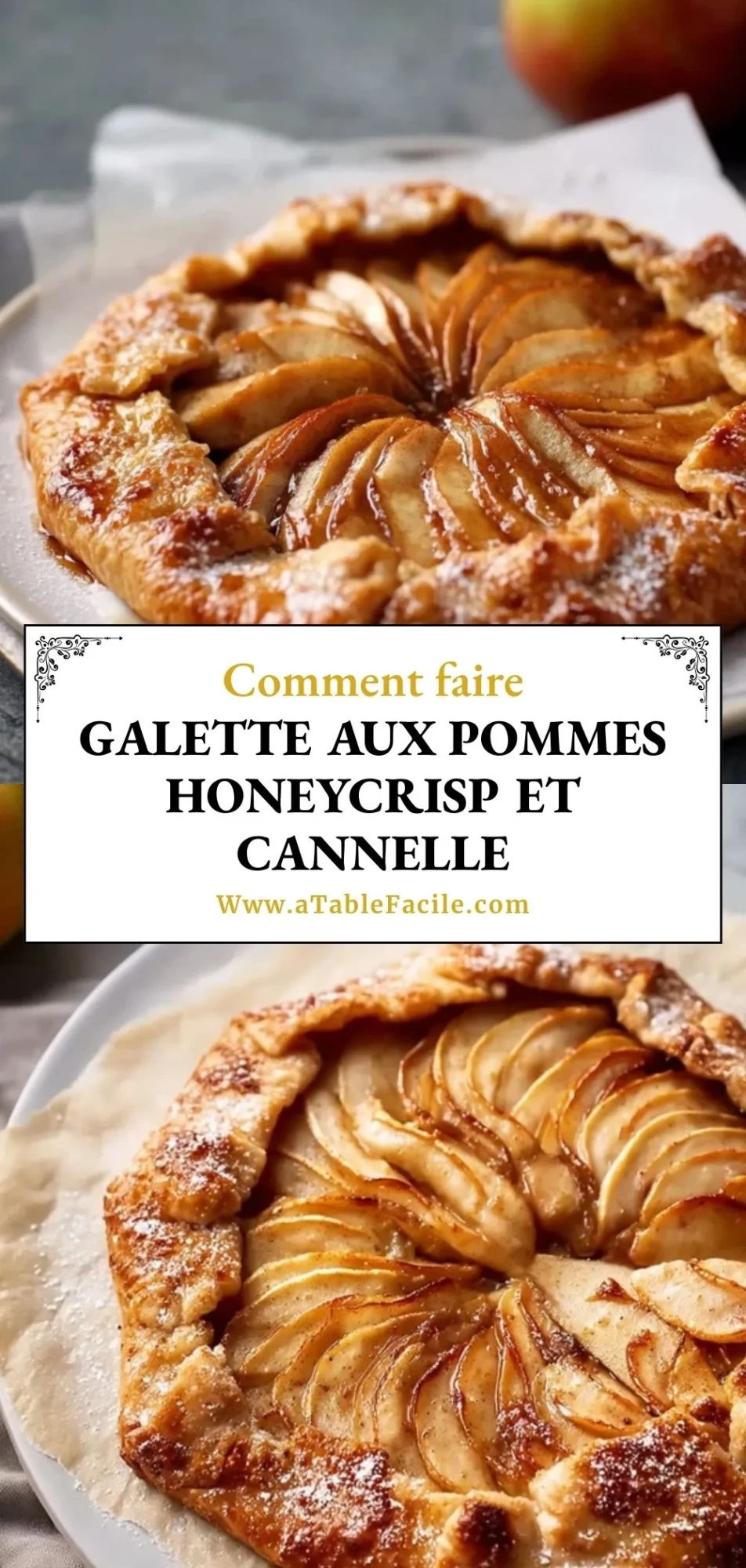 Galette Aux Pommes Honeycrisp Et Cannelle - Pin 1