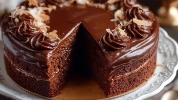 Gâteau au chocolat allemand - 1