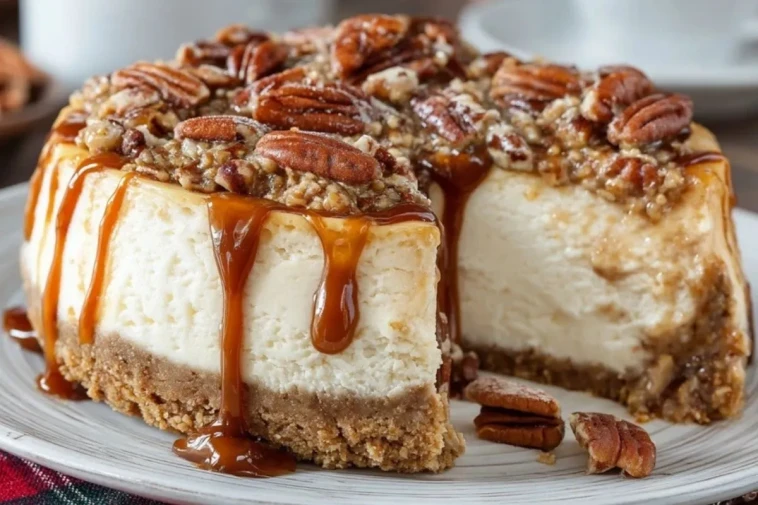 Gâteau Au Fromage Blanc Aux Noix De Pécan Et Beurre Noisette - 1