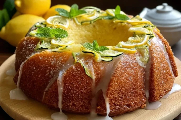 Gâteau Bundt Au Citron Et Courgette - 1