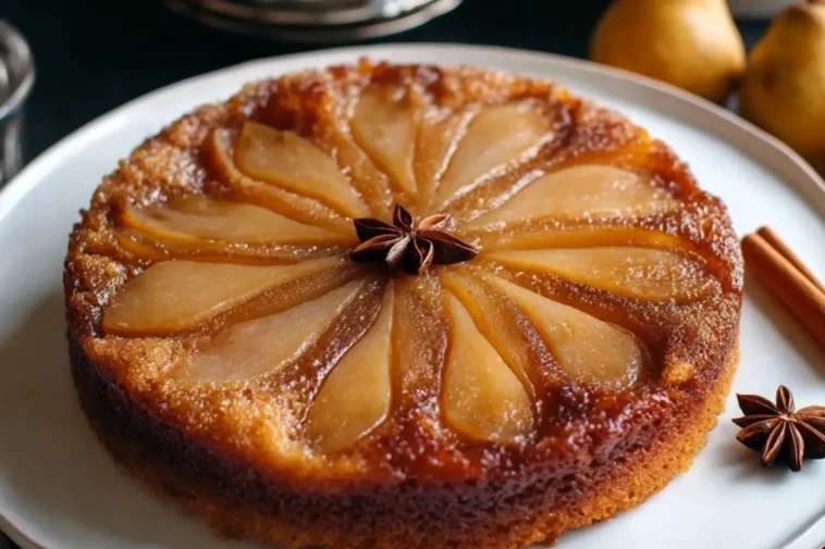 Gâteau Renversé Aux Poires Épicées - 1