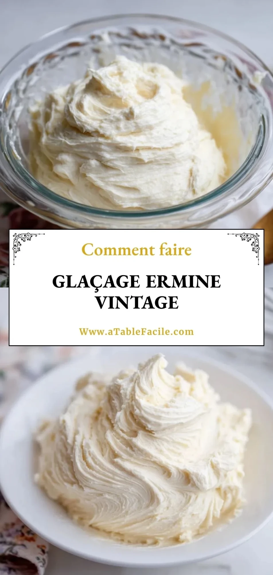 Glaçage Ermine Vintage - Pin 1