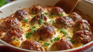 Gratin de boulettes de viande - 1