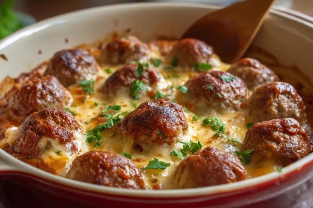 Gratin de boulettes de viande - 1