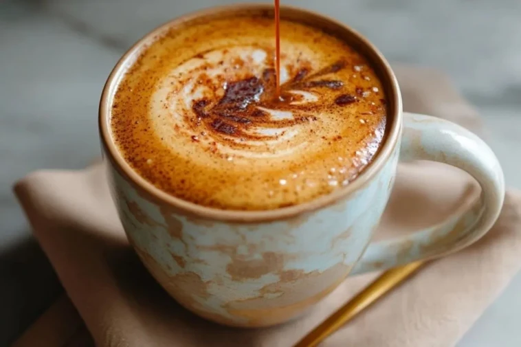 Latte Au Beurre Brun DÉrable Chaud - 1