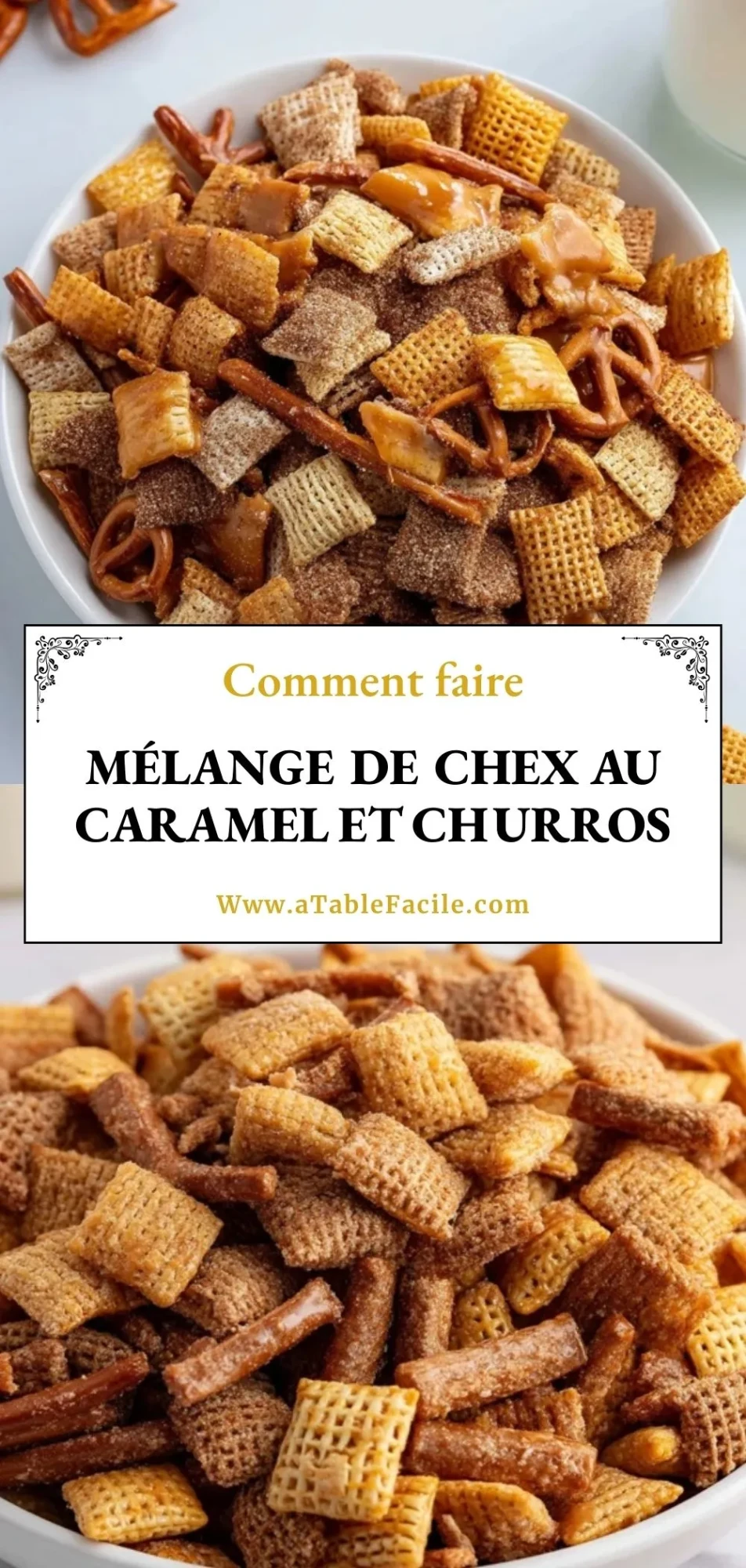 Mélange De Chex Au Caramel Et Churros - Pin 1