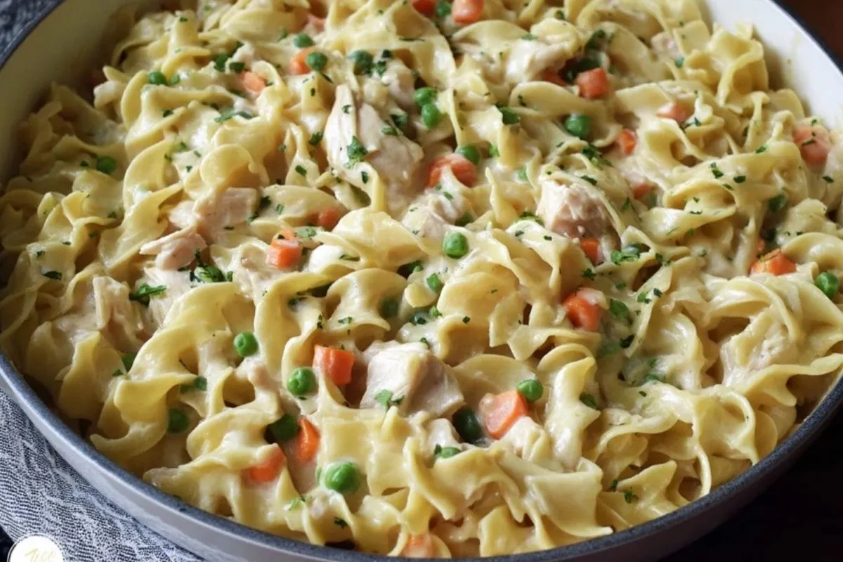 Nouilles Au Poulet Façon Tourte - 1