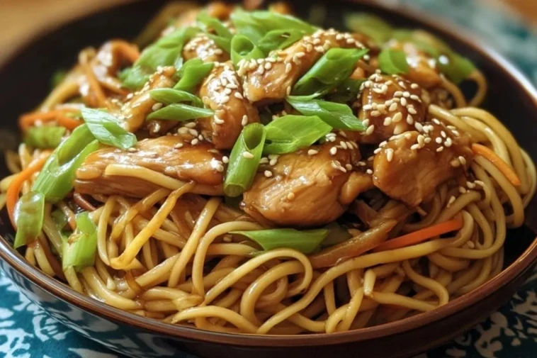 Nouilles Teriyaki au Poulet Délicieuses - 1