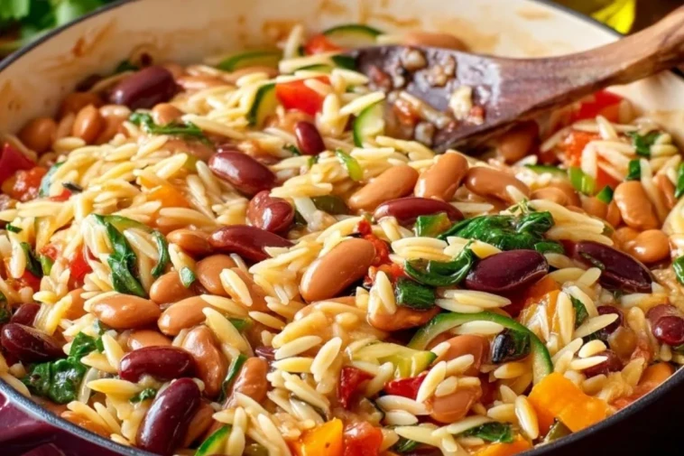 Orzo Méditerranéen aux Haricots - 1