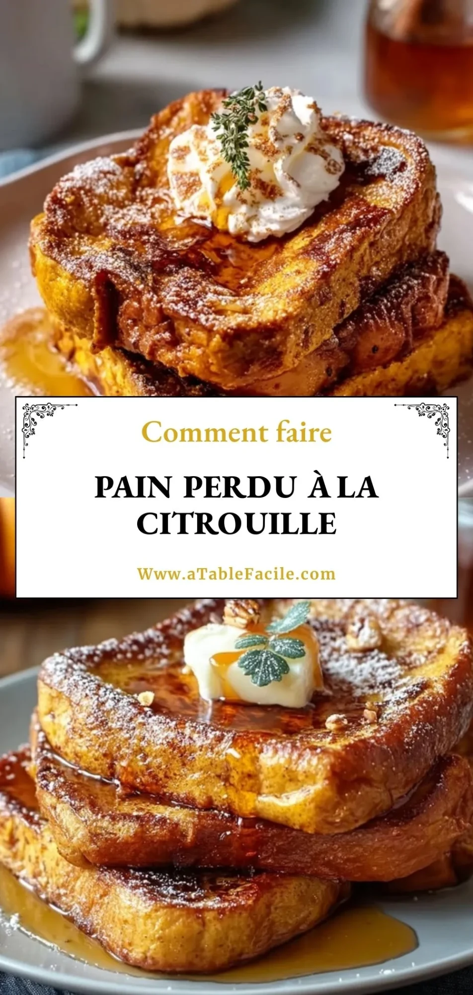 Pain Perdu à la Citrouille - Pin 1