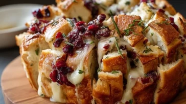 Pain Sourdough Au Brie Et À La Canneberge À Tirer - 1