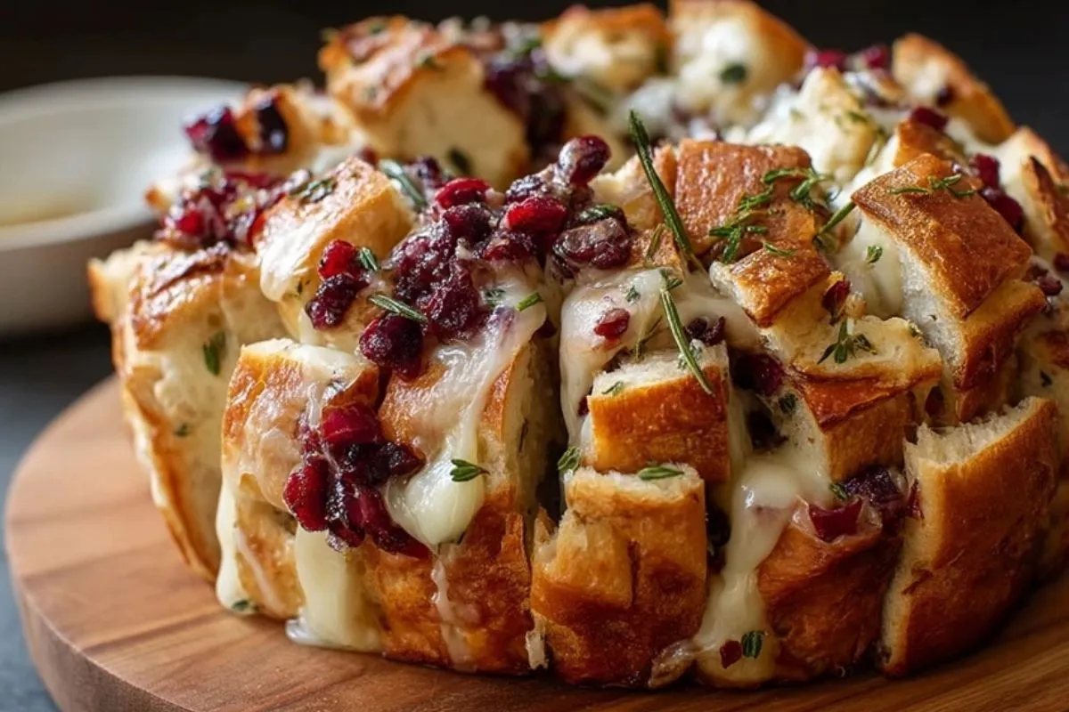 Pain Sourdough Au Brie Et À La Canneberge À Tirer - 1