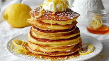 Pancakes À La Ricotta Et Citron- 1