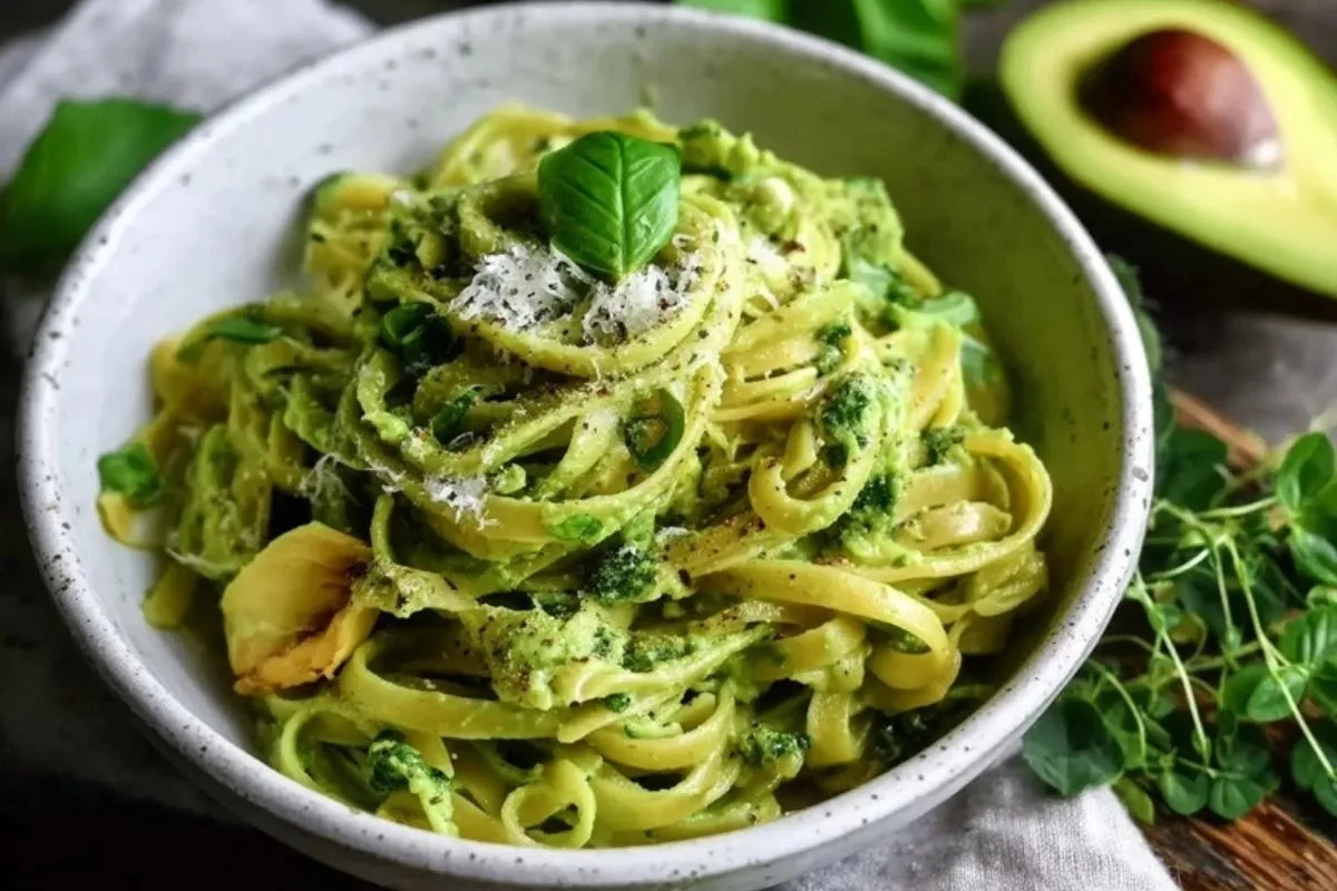 Pâtes À LAvocat Crémeuses En 15 Minutes - 1