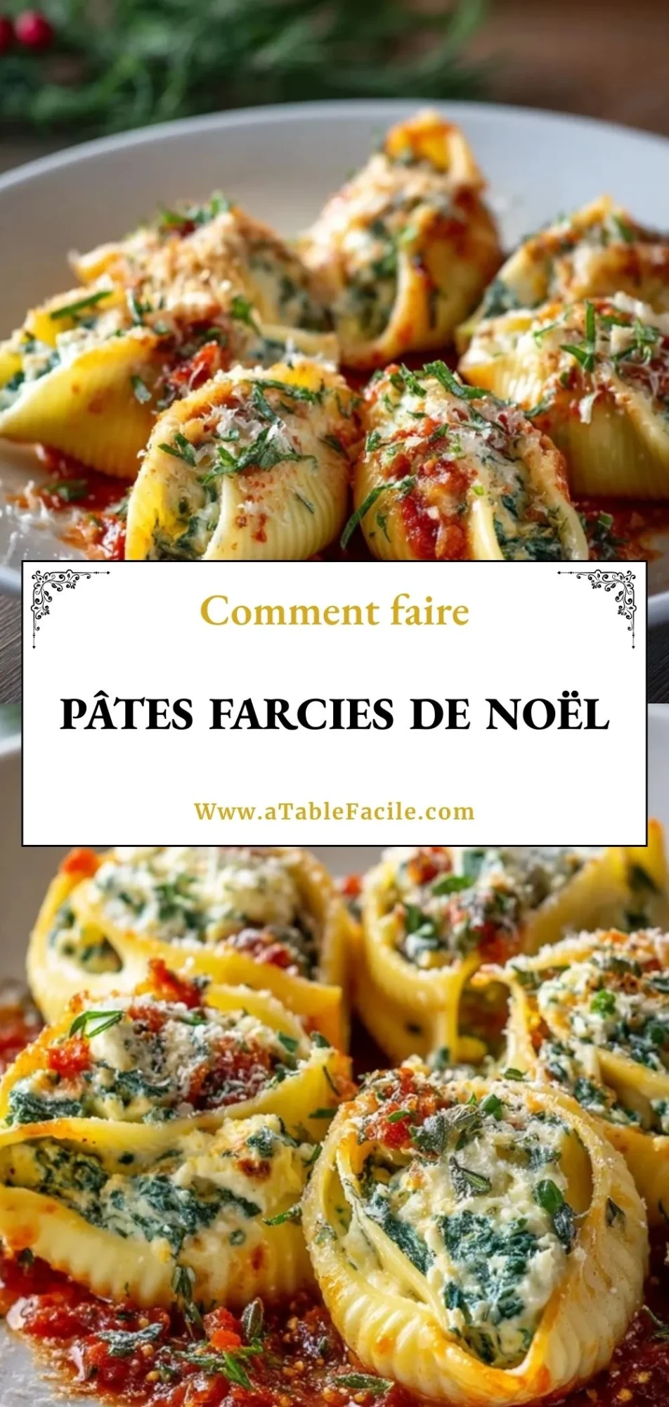 Pâtes Farcies de Noël - Pin 1