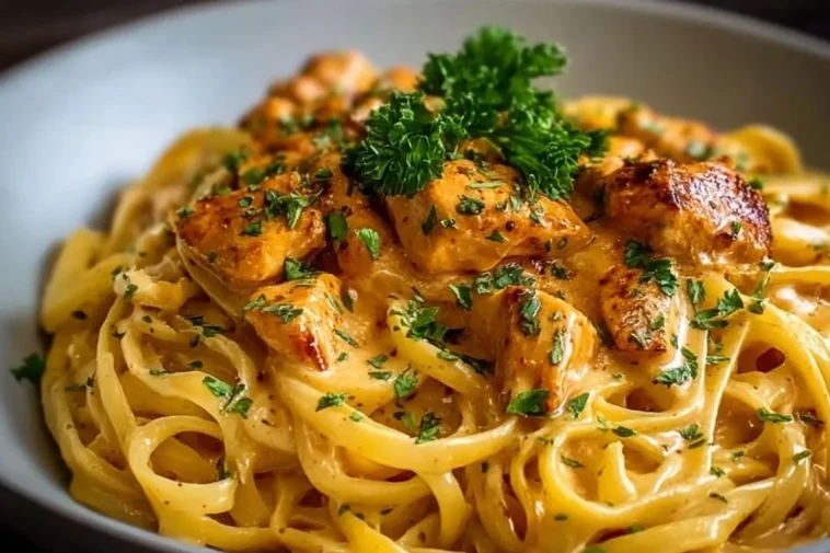 Pâtes Linguine au Poulet et Beurre de Cowboy - 1