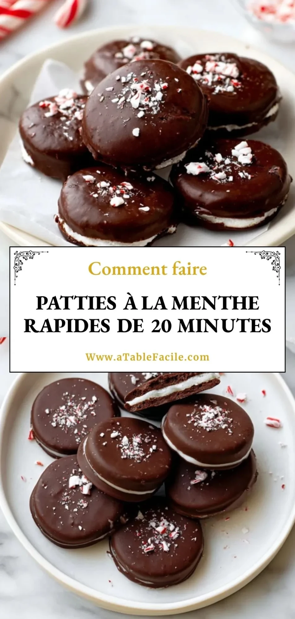 Patties à la Menthe Rapides de 20 Minutes - Pin 1