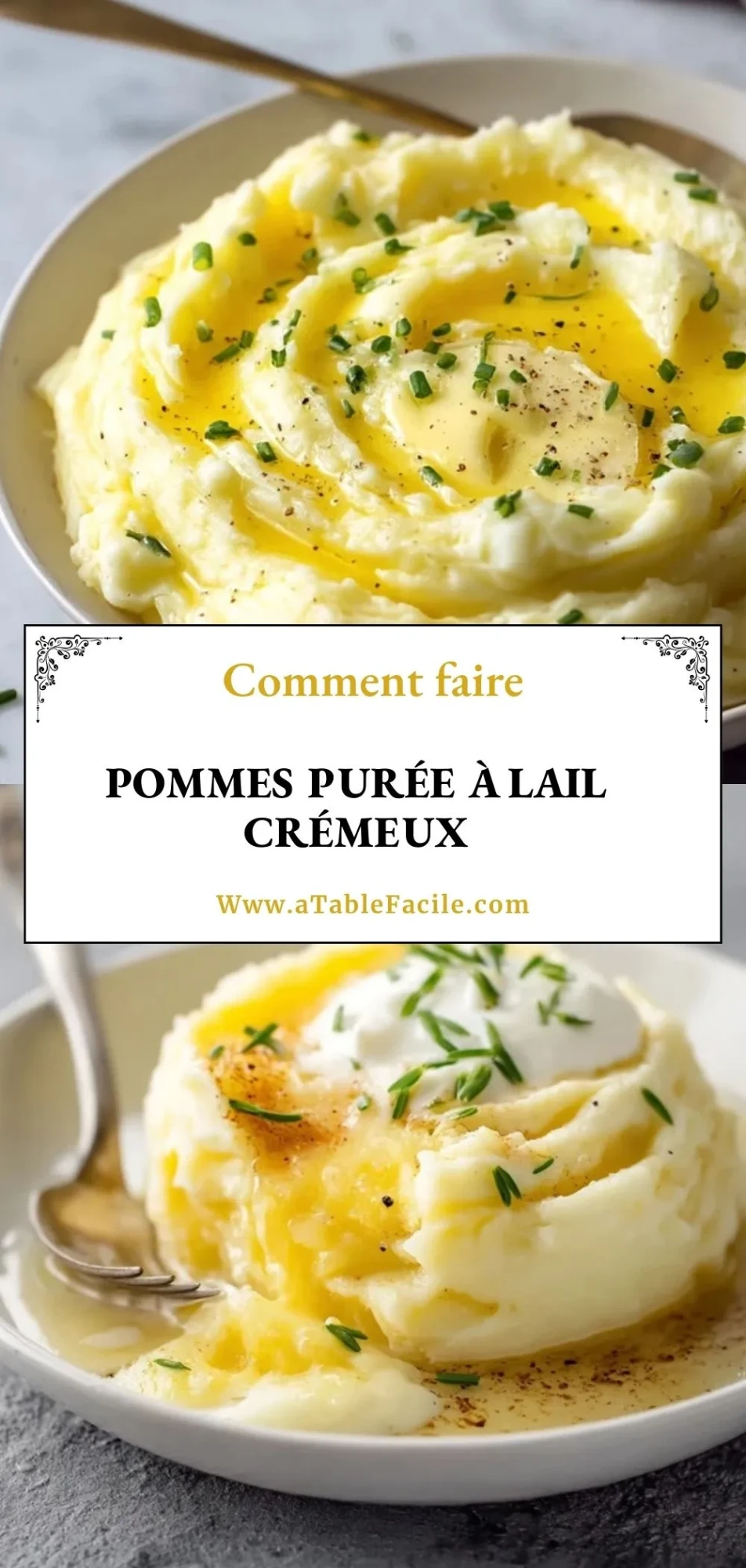 Pommes Purée à lAil Crémeux - Pin 1