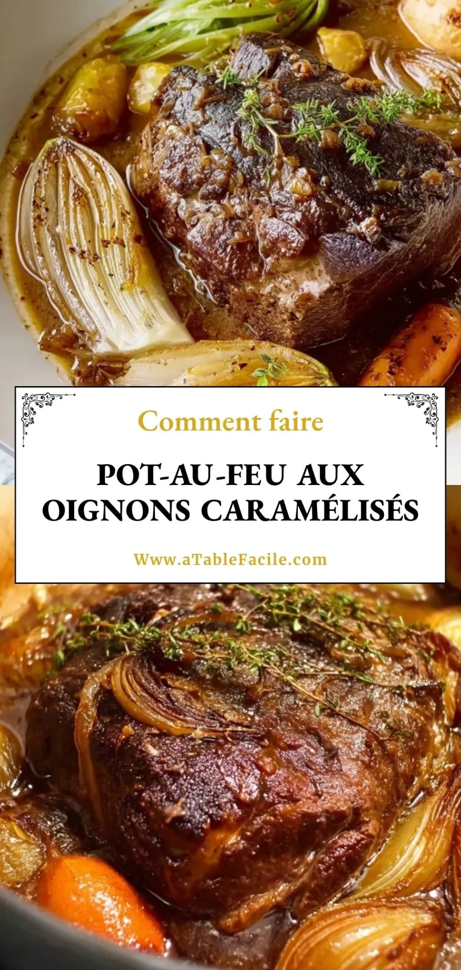 Pot-au-Feu Aux Oignons Caramélisés - Pin 1