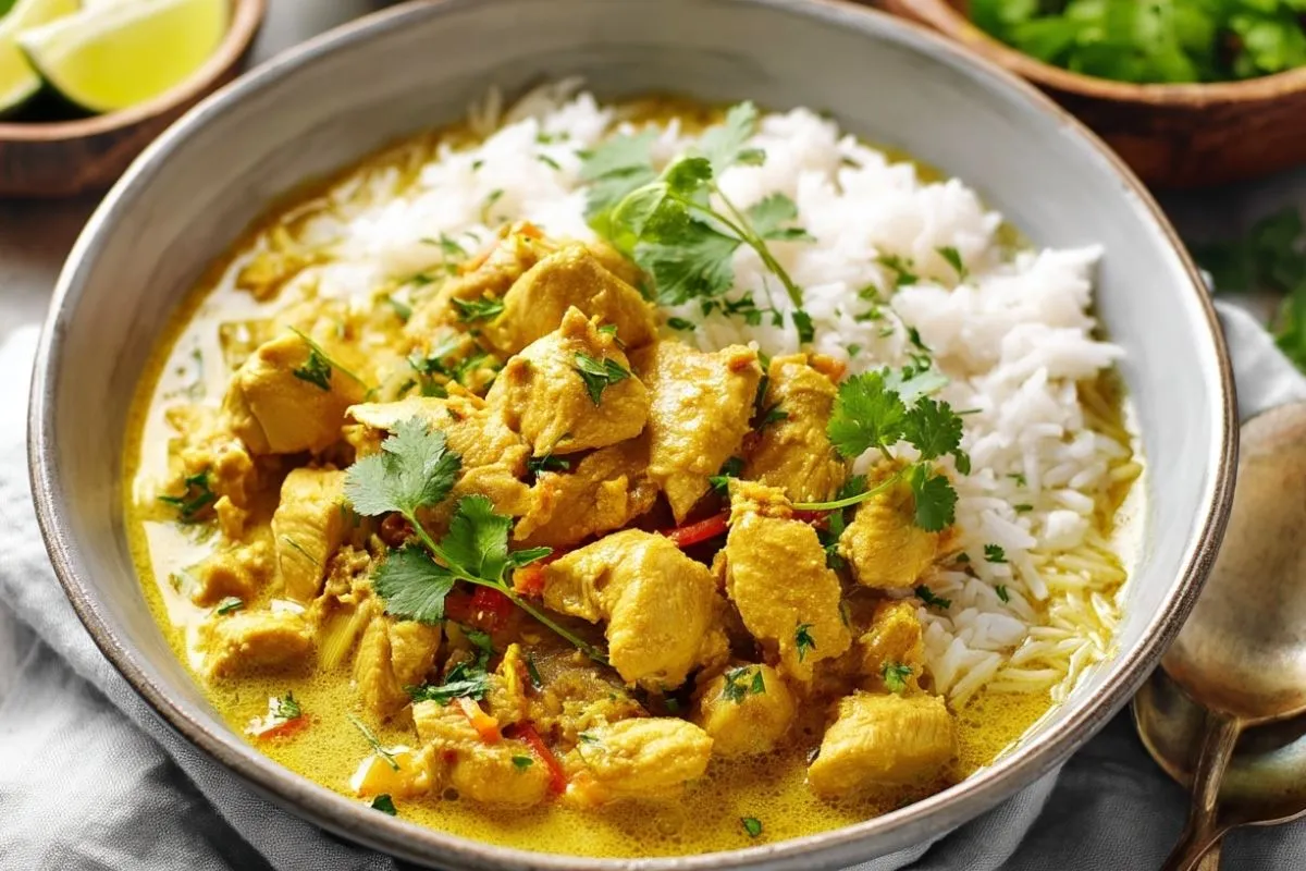 Poulet Au Curry De Coco- 1
