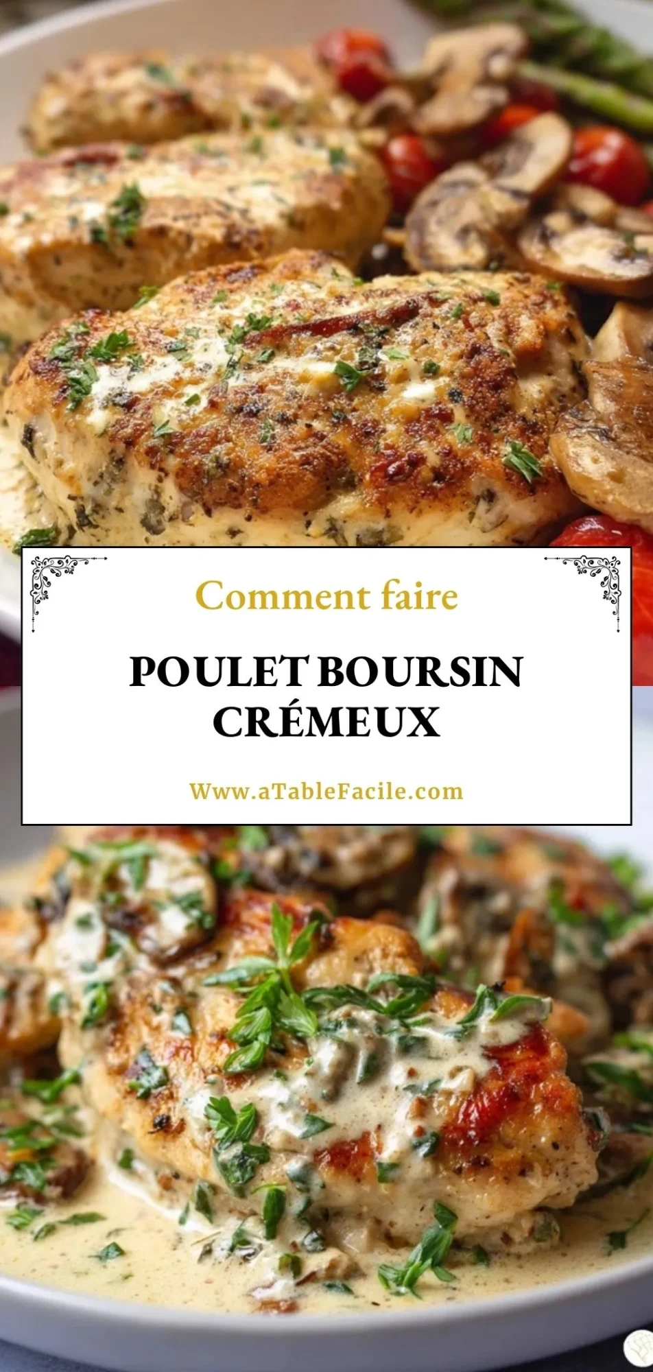 Poulet Boursin Crémeux - Pin 1