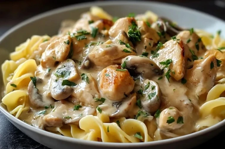 Poulet Stroganoff Crémeux- 1