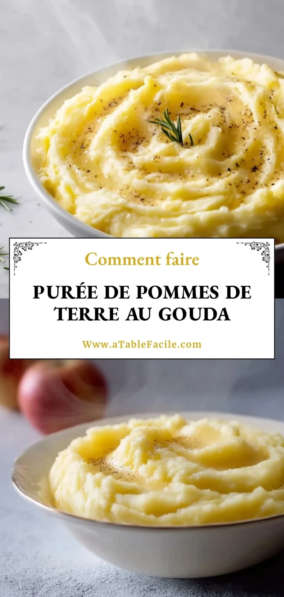 Purée De Pommes De Terre Au Gouda - Pin 1