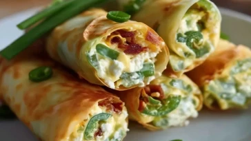 Rouleaux de printemps au jalapeño et fromage- 1