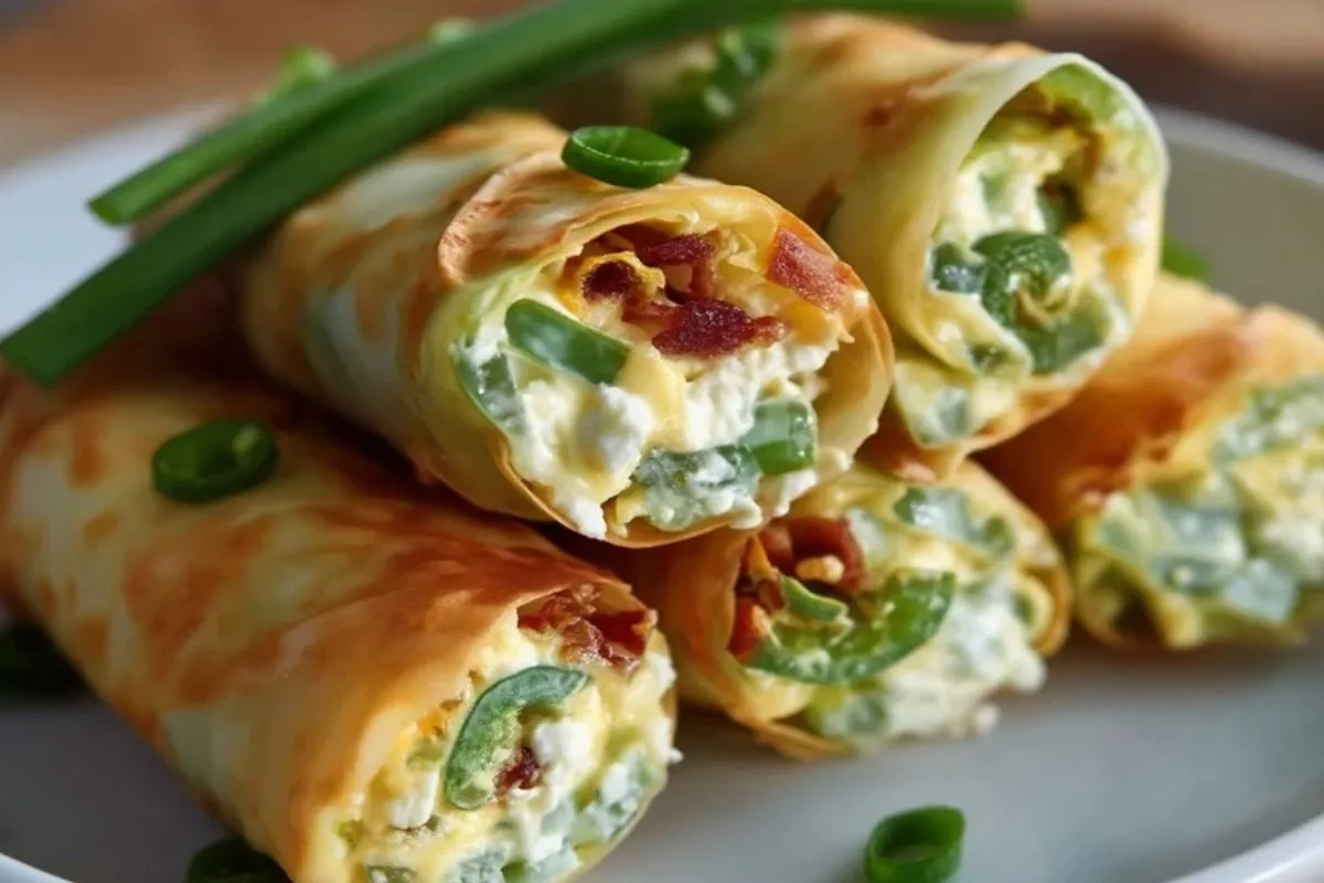 Rouleaux de printemps au jalapeño et fromage- 1