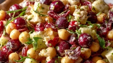 Salade De Pois Chiches Et Canneberges - 1
